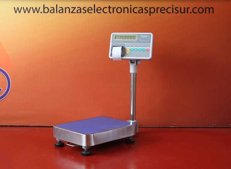 Balanza de Plataforma Etiquetadora T-Scale T2200p de 60 kg